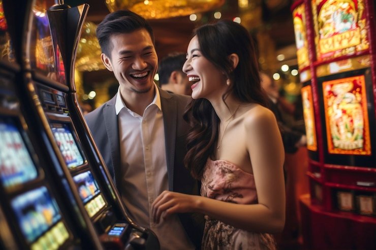 Pengguna melakukan login dengan aman di platform digital mumuslot